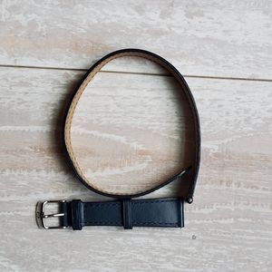Double wrap leather watch band 18mm from Michelle